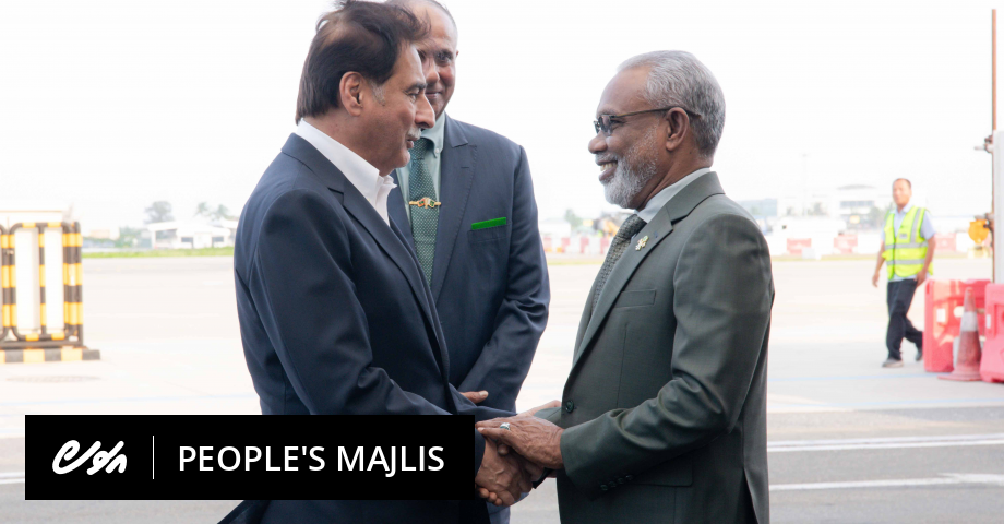 Pakistan parliament ge Raees Raajje vadaigenfi